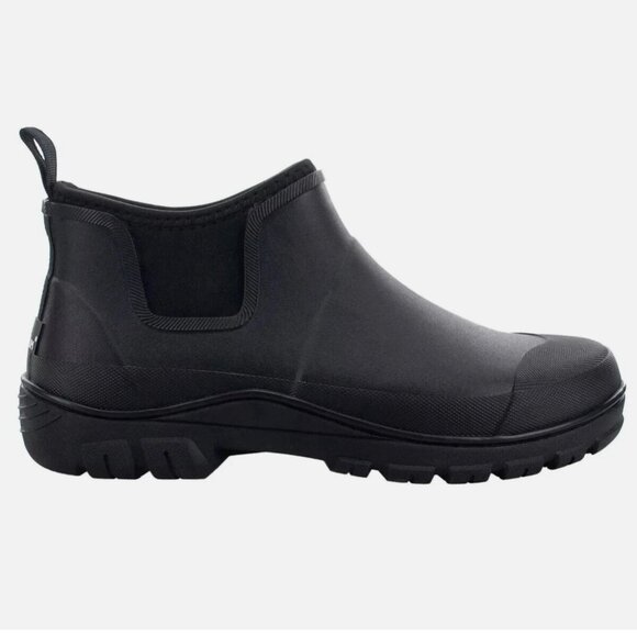 Staheekum Men's Ankle Rain Boots - BLACK Size 11 - Picture 2 of 6